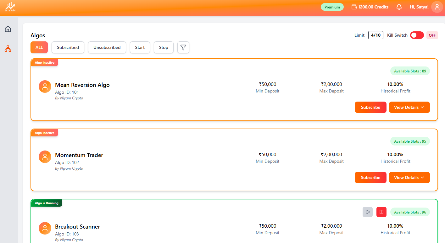 Trading illustration